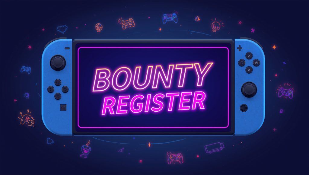 Bounty game register
